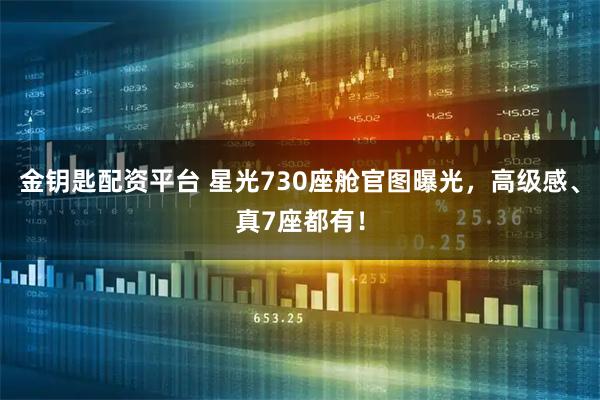 金钥匙配资平台 星光730座舱官图曝光，高级感、真7座都有！