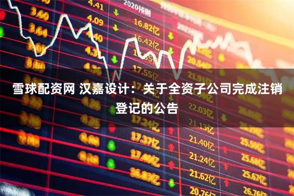 雪球配资网 汉嘉设计：关于全资子公司完成注销登记的公告
