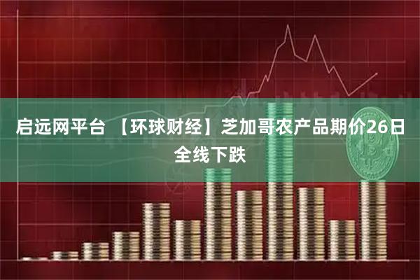 启远网平台 【环球财经】芝加哥农产品期价26日全线下跌